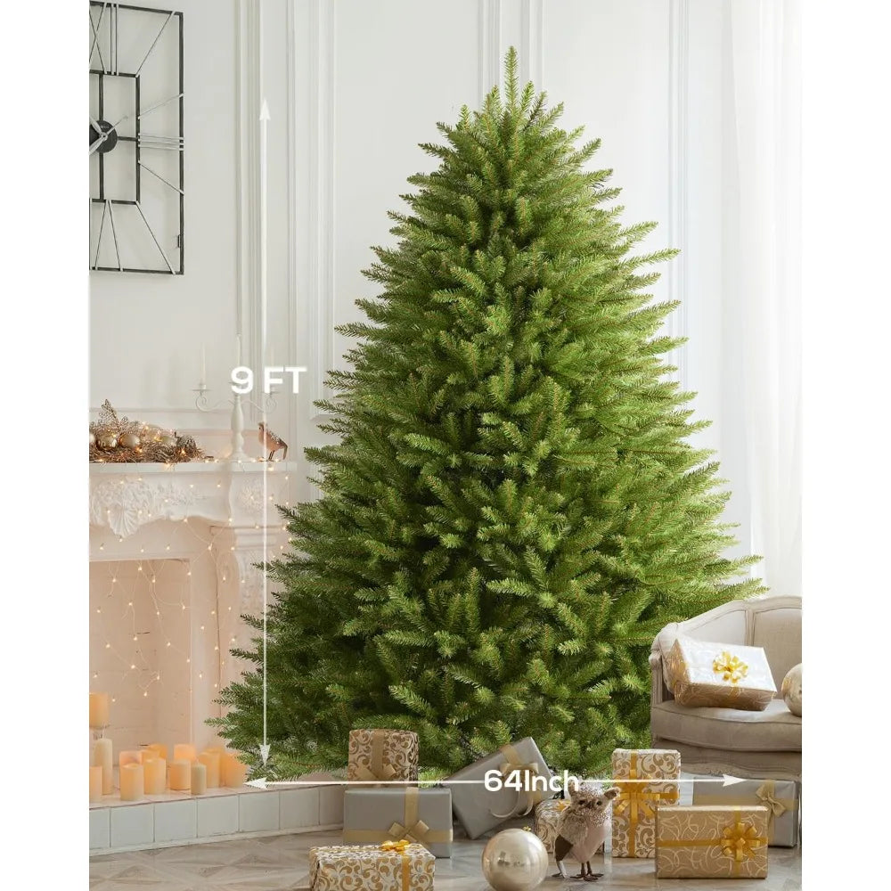 Christmas Tree Pre-Lit - Artificial Spruce - 1500 Clear Lights