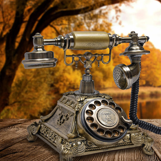 Antique Telephone - Old Fashion Rotary Phone