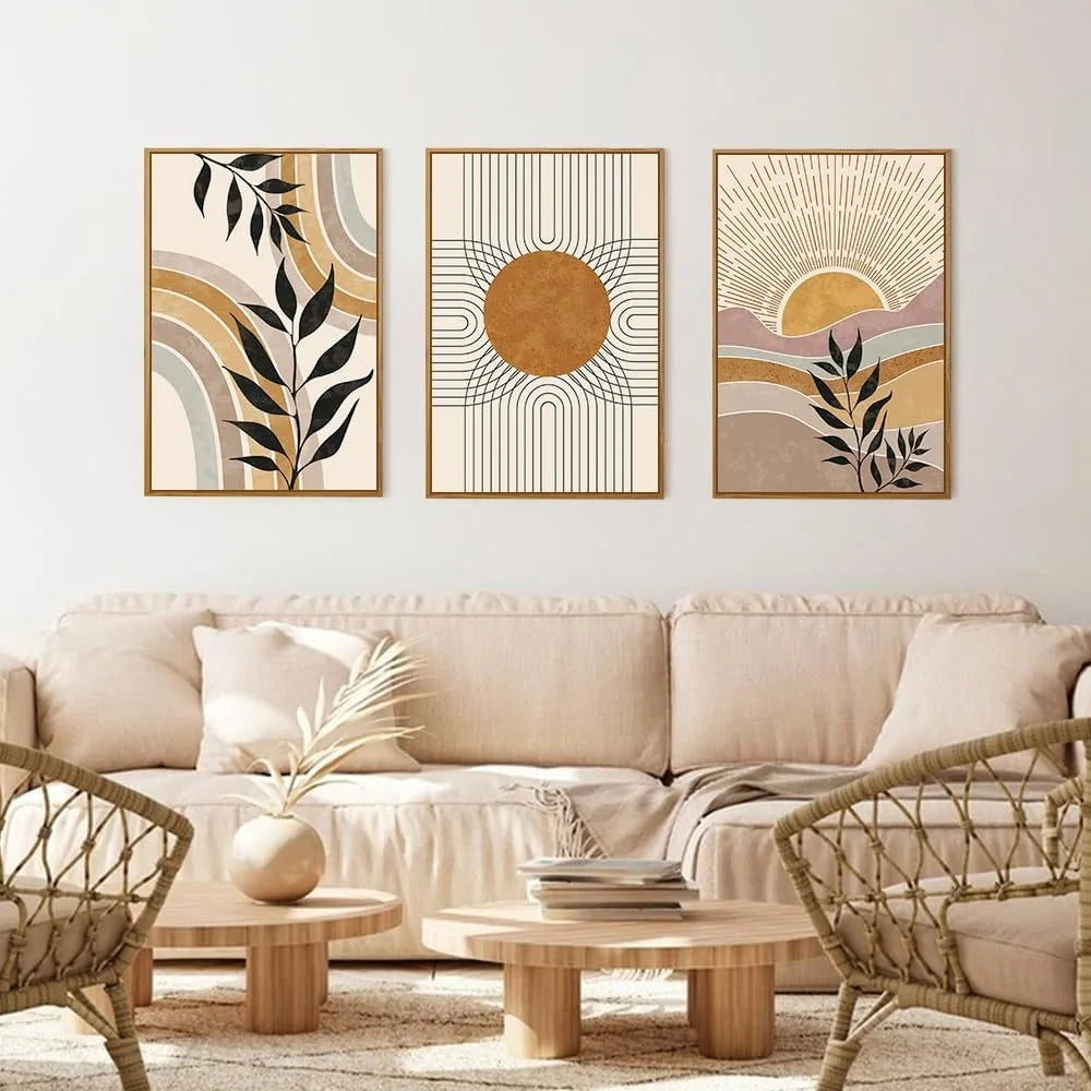 Wall Art Set * Color Block * Framed