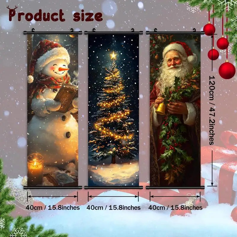 Christmas Banner Set *3Pcs - Festive Banners