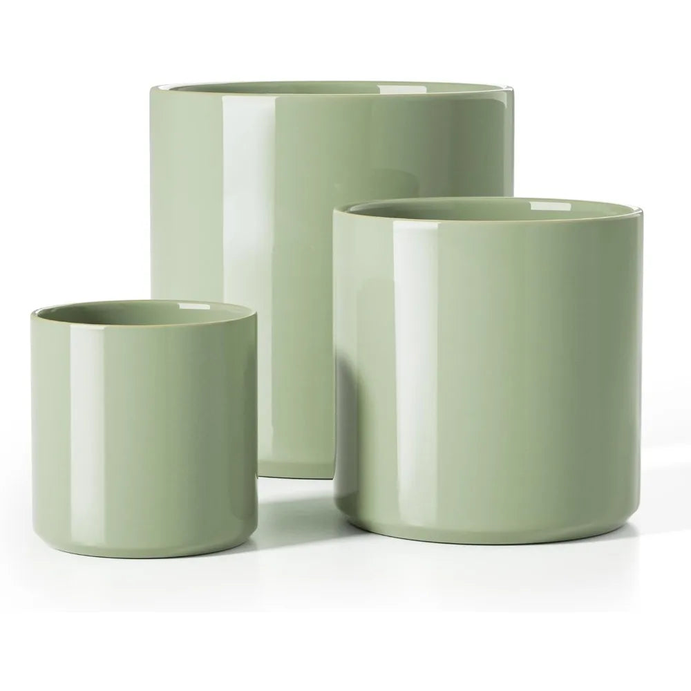 Le Tauci Indoor Ceramic Planter Set 3Pcs