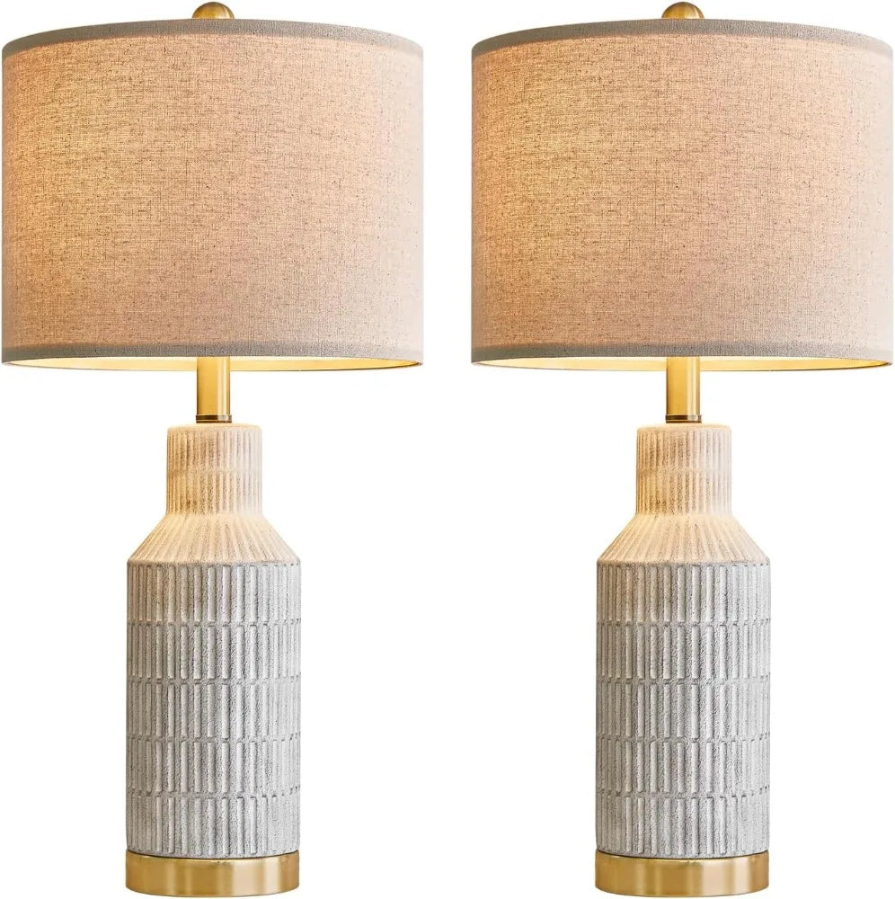 Table Lamp Set *2Pcs - Bedroom Lamps - Livingroom Lamps