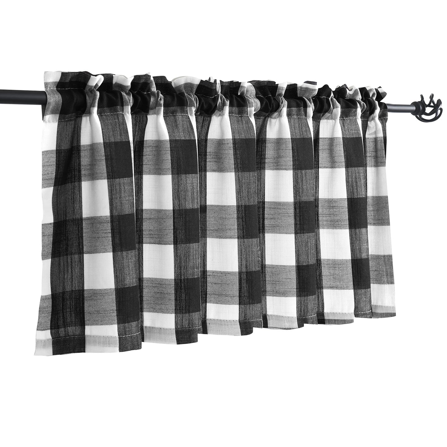 Checkered Kitchen Curtain(s)