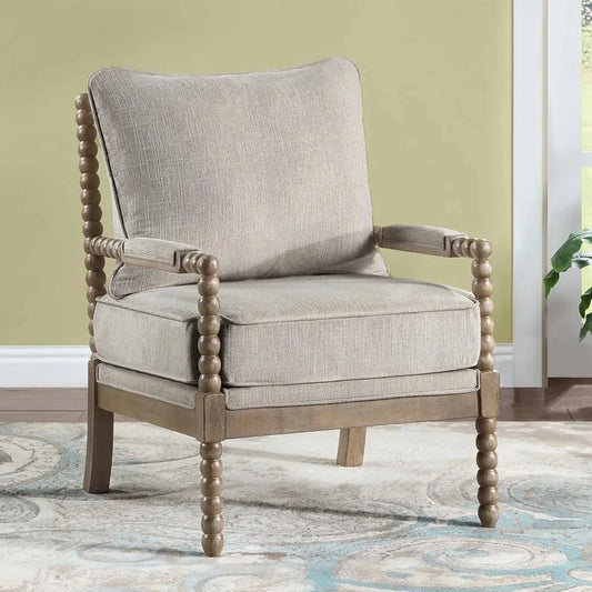 Spindle Accent Chair ~ Spool Accent Chair ~ Solid Wood Frame