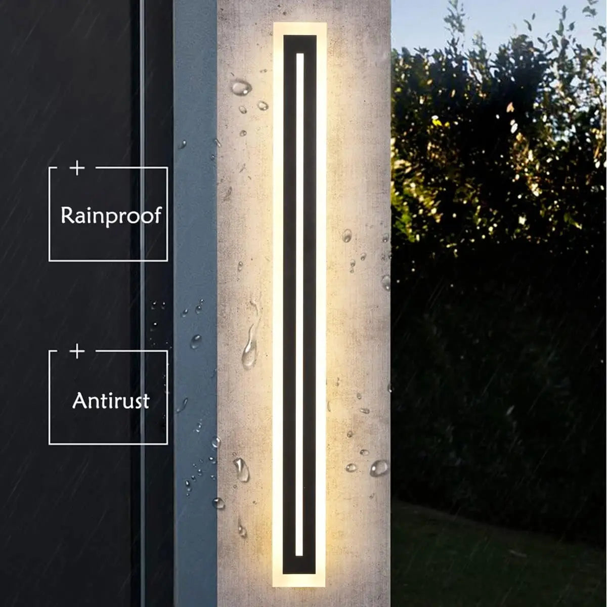 LED Wall Light - Indoor Outdoor - Light Fixture - Wall Sconce - Easy Installation