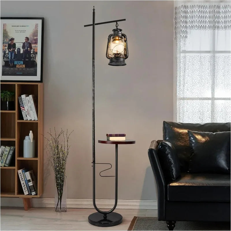 Floor Lamp - Rustic Farmhouse Lamp