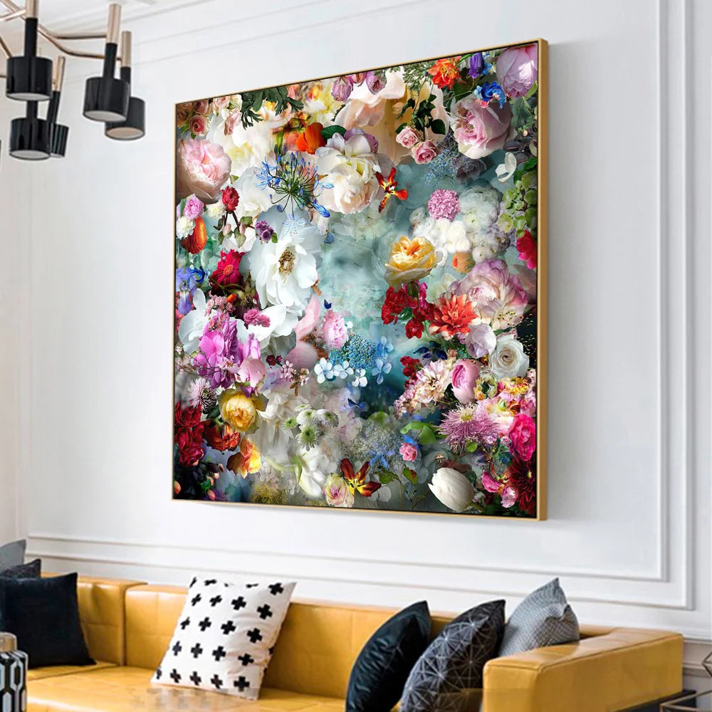 Wall Art, Peony Flowers HD Prints *Unframed