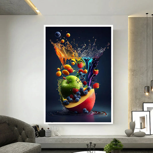 Art Canvas Painting Print - Culinary Themes