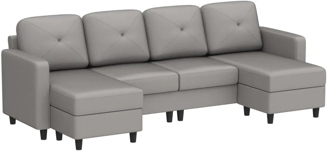 Sofa, Couch -  Sectional - Double Chaise