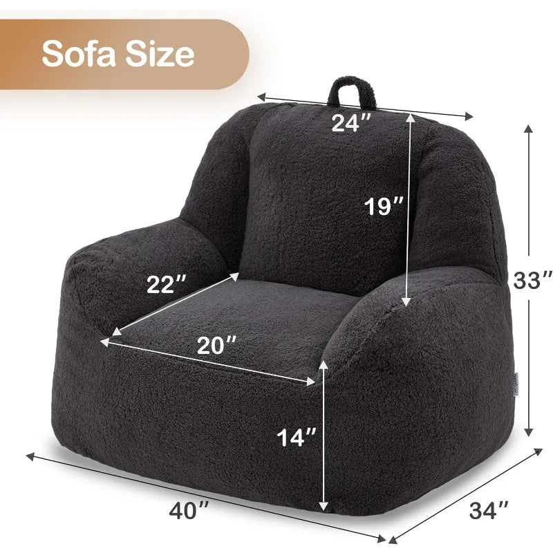 Bean Bag Chair Sherpa