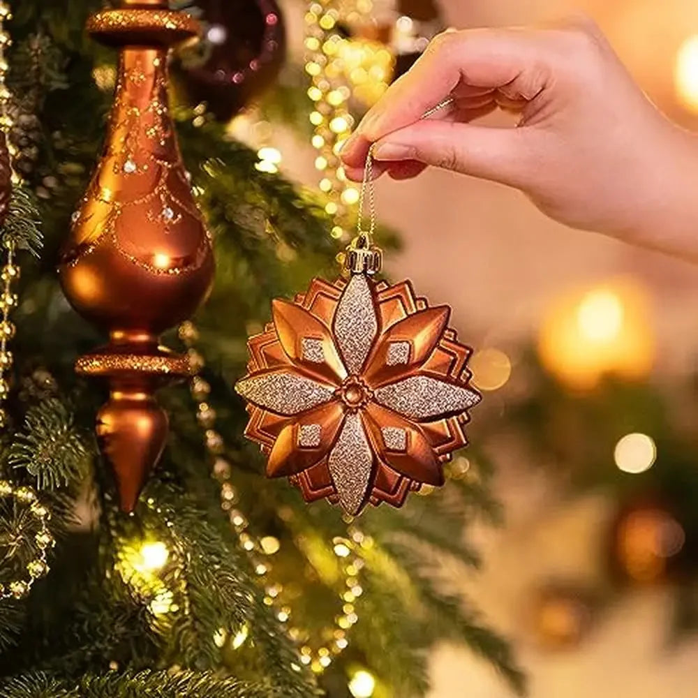 Christmas Tree Ornament Set *90 Pcs - Luxury Bronze Copper Gold