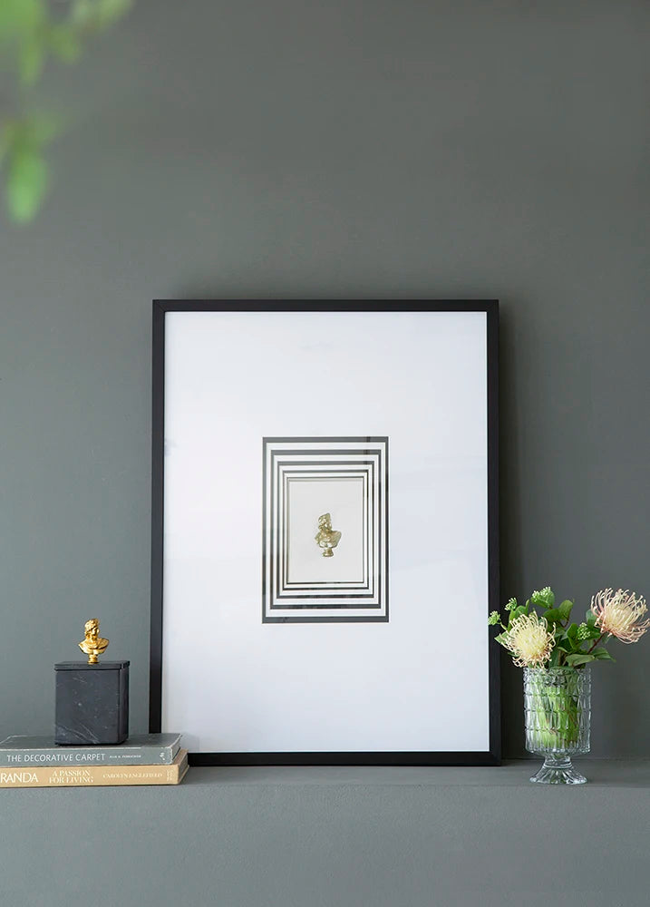 Wall Art - Visual Depth - Roman Bust Inspired - 24"x32"