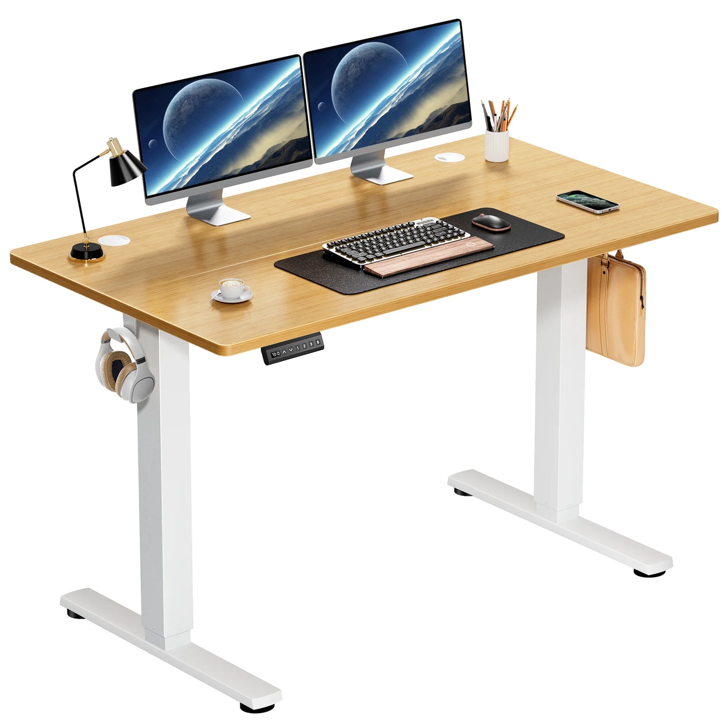 Electric Computer Desk- Adjustable Height - Ergonomic Work Station