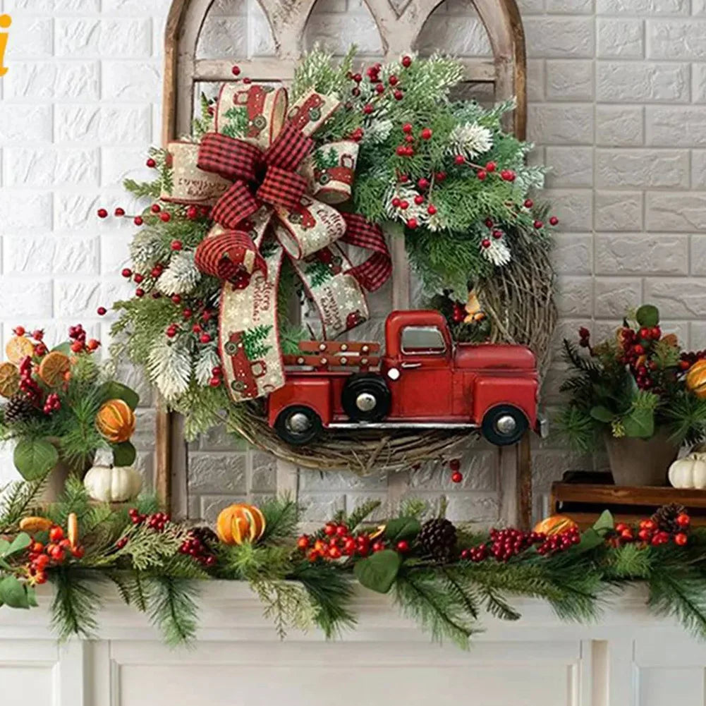 Christmas Wreath Decoration - Seasonal Home Decor