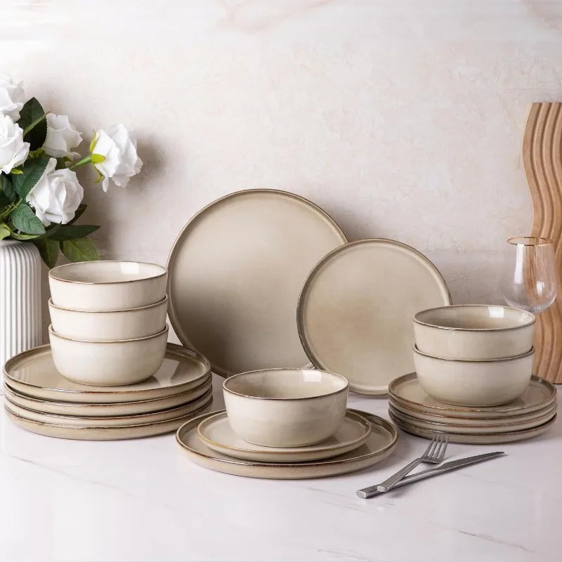 Ceramic Stoneware Dinnerware Set  *12 Pcs