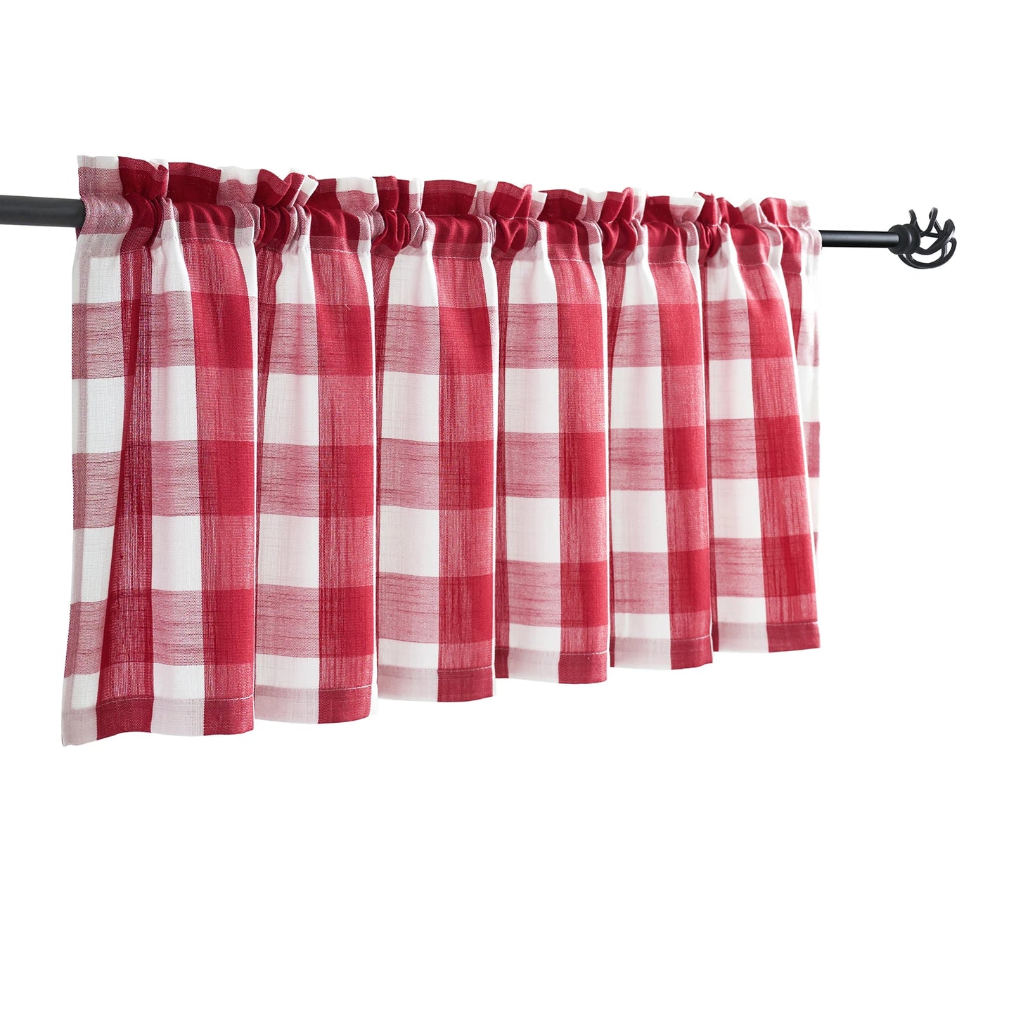 Checkered Kitchen Curtain(s)