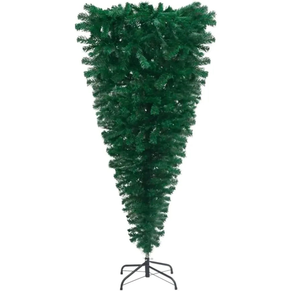 Christmas Tree 7' Inverted - Fully Decoated - 300 LED Lights - Whimsical