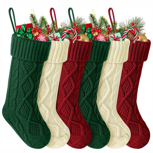 Christmas Stockings - Candy Gift Bags - Holiday Decorations