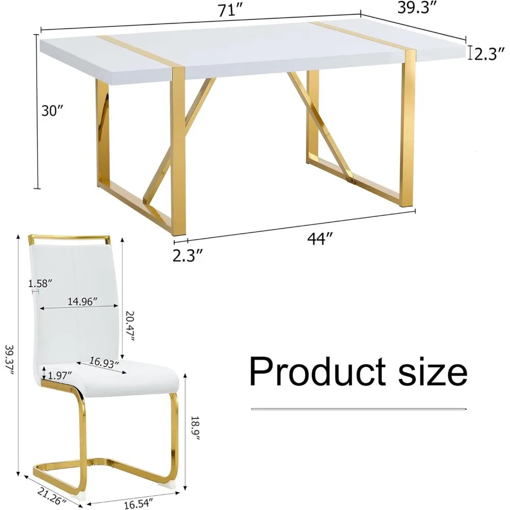 Dining Table Set for 6