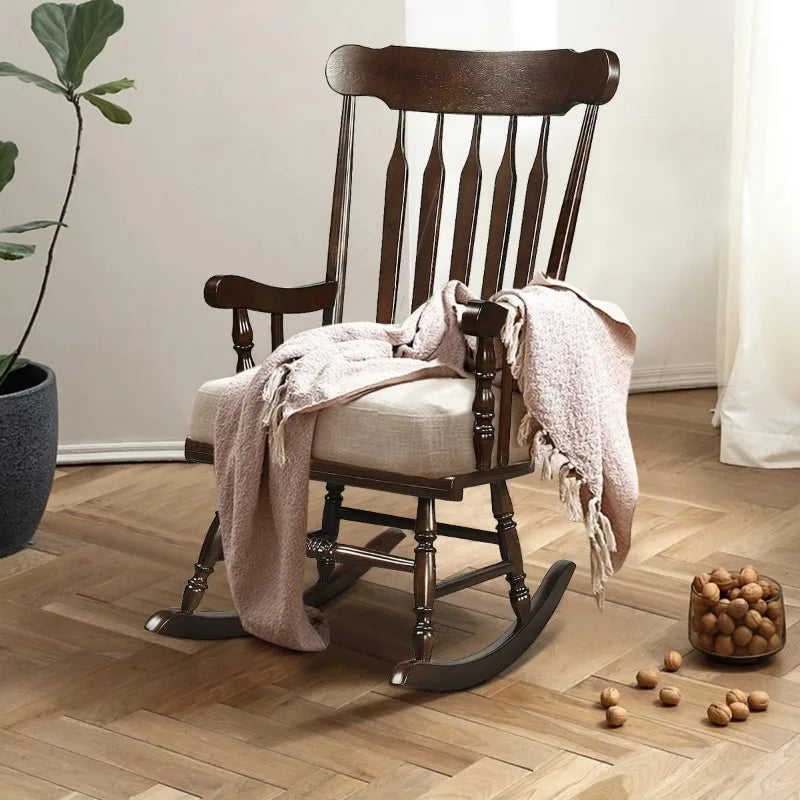 Rocking Chair - Solid Wood - Indoor, Outdoor - Elegant Design