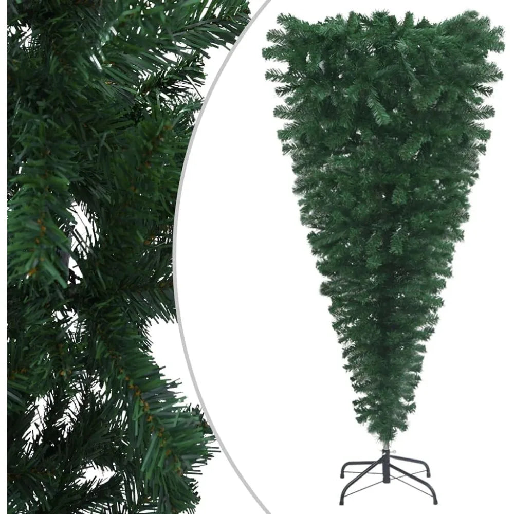 Christmas Tree 7' Inverted - Fully Decoated - 300 LED Lights - Whimsical