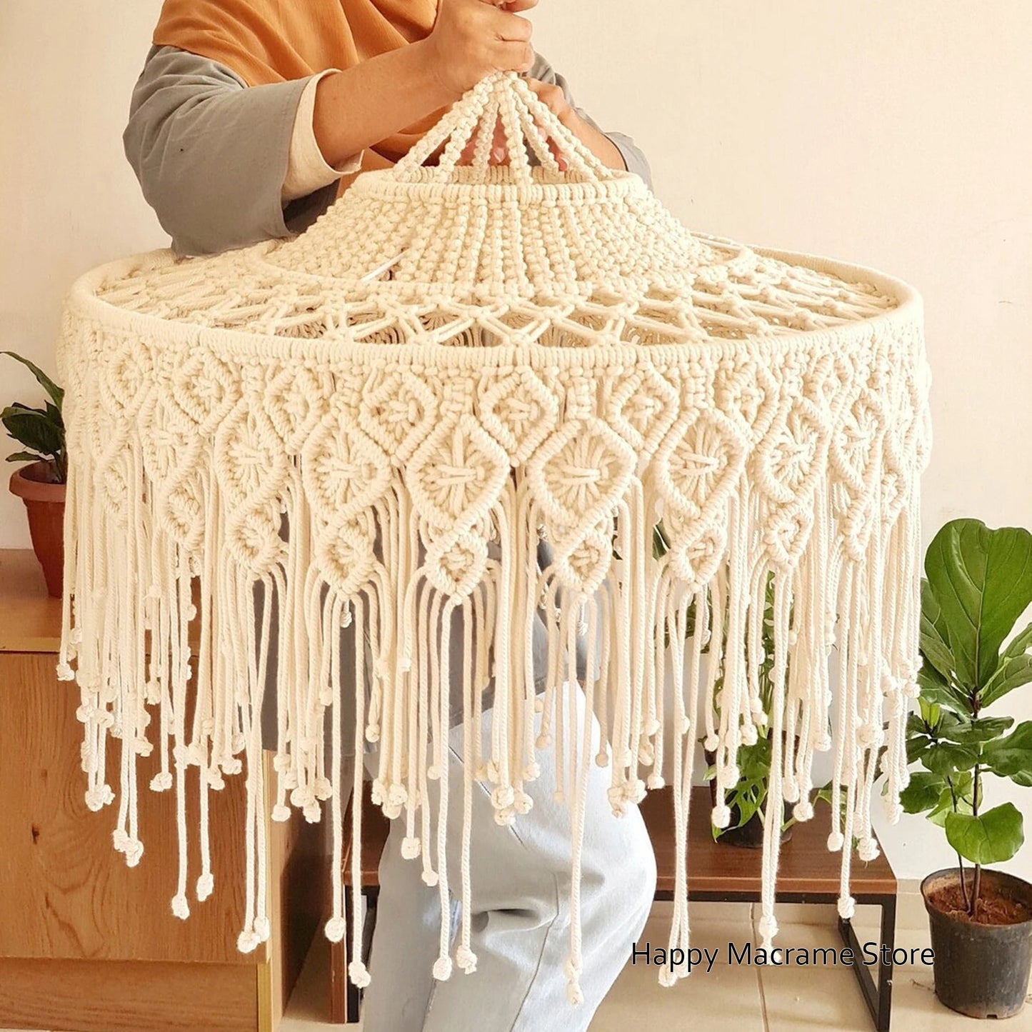 Macrame Chandelier