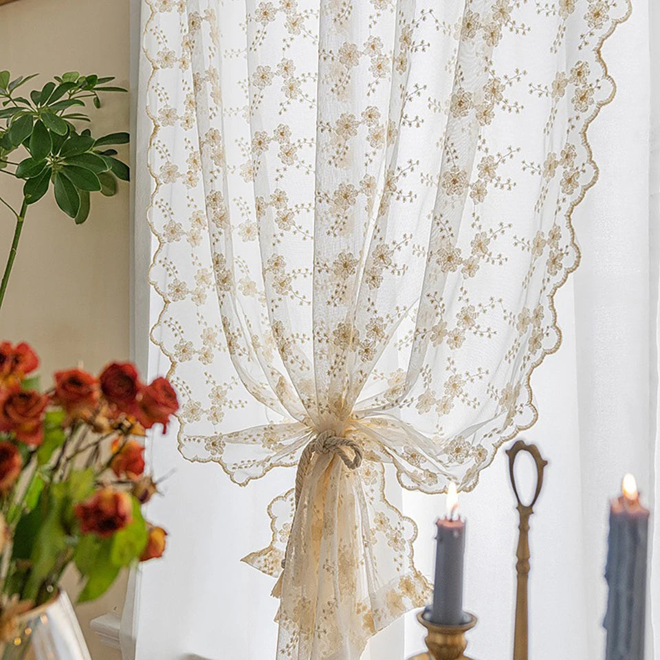 Floral Lace Curtain