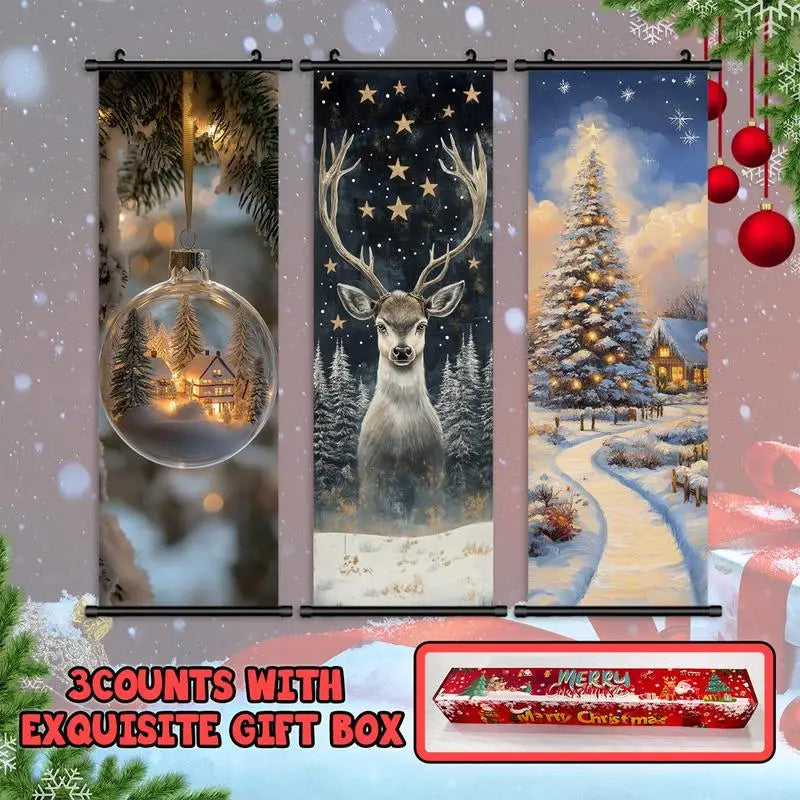 Christmas Banner Set *3Pcs - Festive Banners