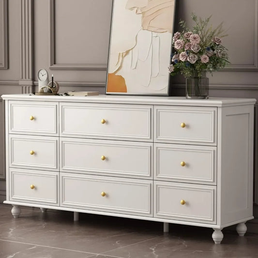 Dresser Drawers - Chest - Cabinet - 9 Drawers - Home Storage Solutions