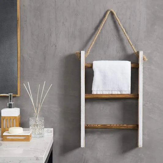 Ladder Towel Rack - Farmhouse Home Decor