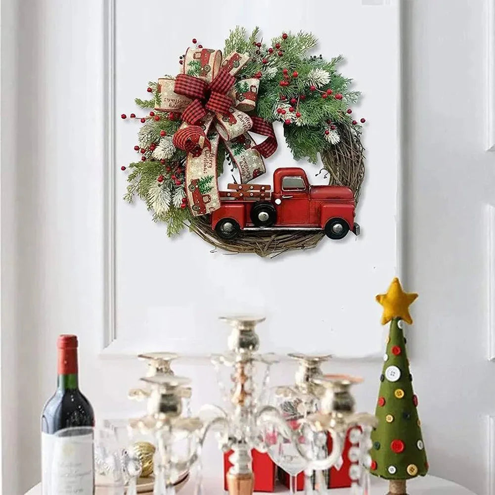 Christmas Wreath Decoration - Seasonal Home Decor