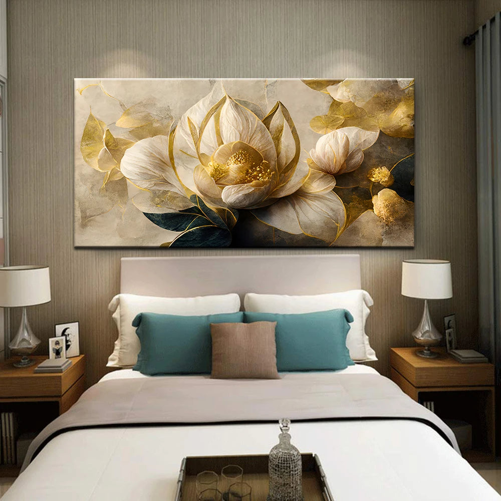 Canvas Wall Art Lotus Flower Prints