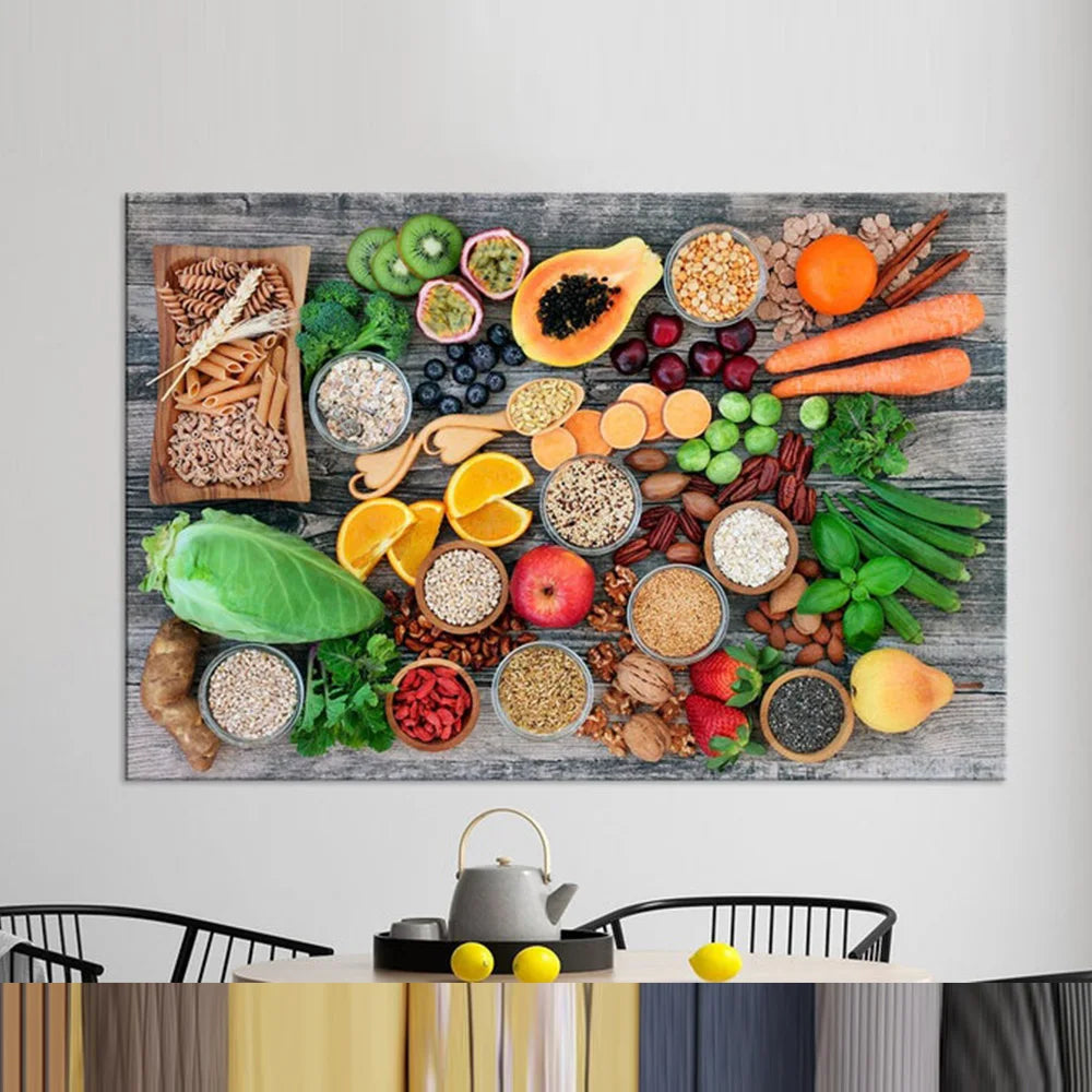 Art Canvas Painting Print - Culinary Themes