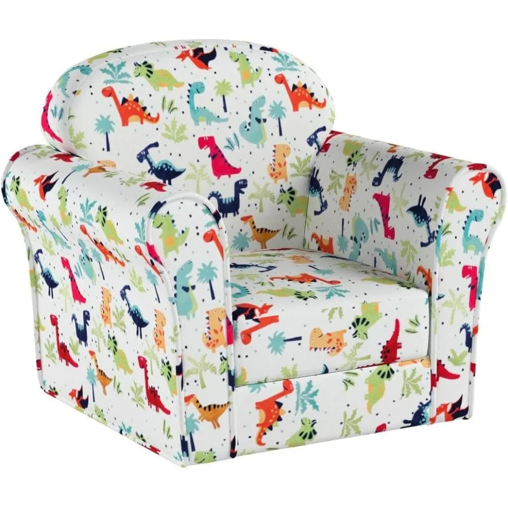 Kid's Room Dinosaur Sofa Chair - Toddler Bedroom Furniture, Chair