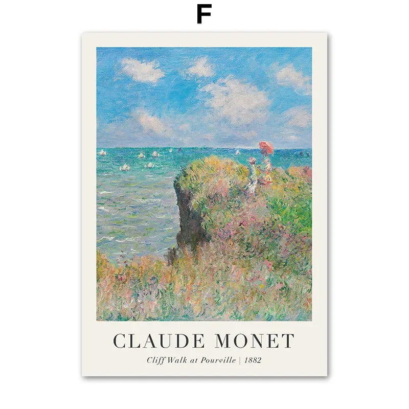 Claude Monet - Ciglee - Canvas Wall Art - Unframed