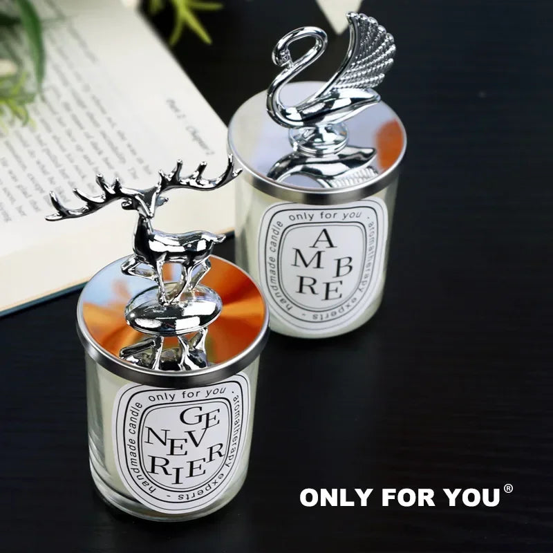 Christmas Scented Candle Set *12Pcs - Lids *2 - Aromatherapy - Home Fragrance