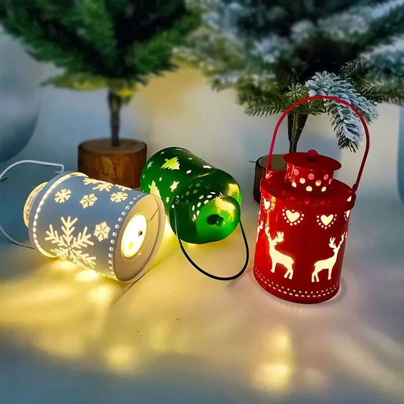 Christmas Tea Light Small Decorative Lanterns - Ornaments - Nightlight