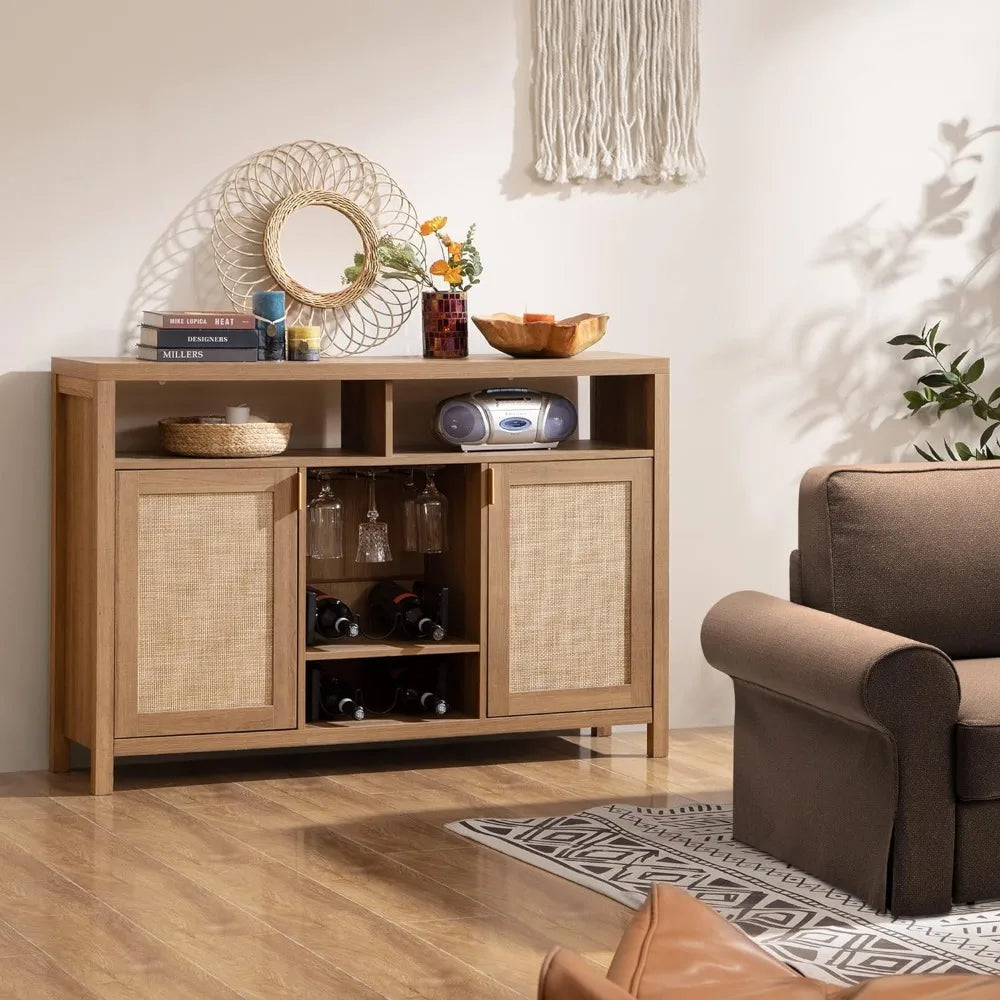 Rattan Sideboard Coffee Cabinet