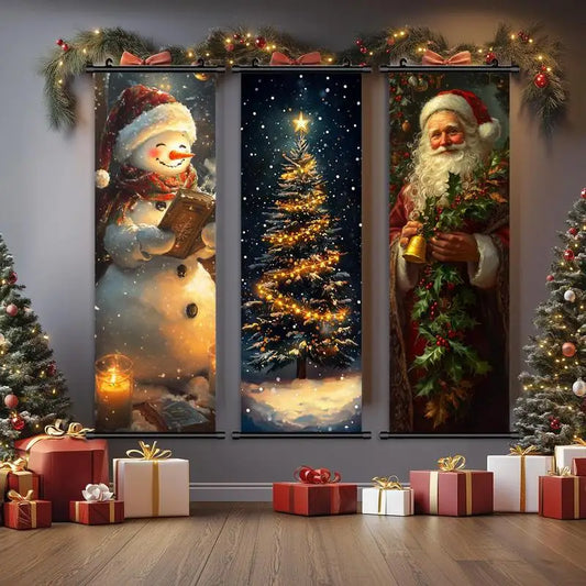 Christmas Banner Set *3Pcs - Festive Banners