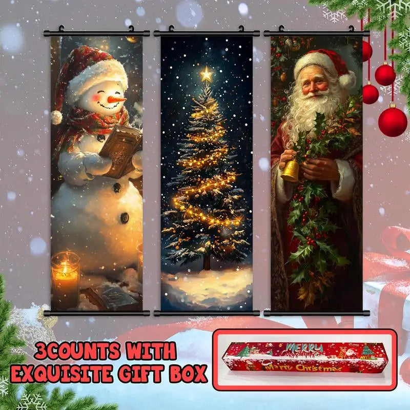 Christmas Banner Set *3Pcs - Festive Banners