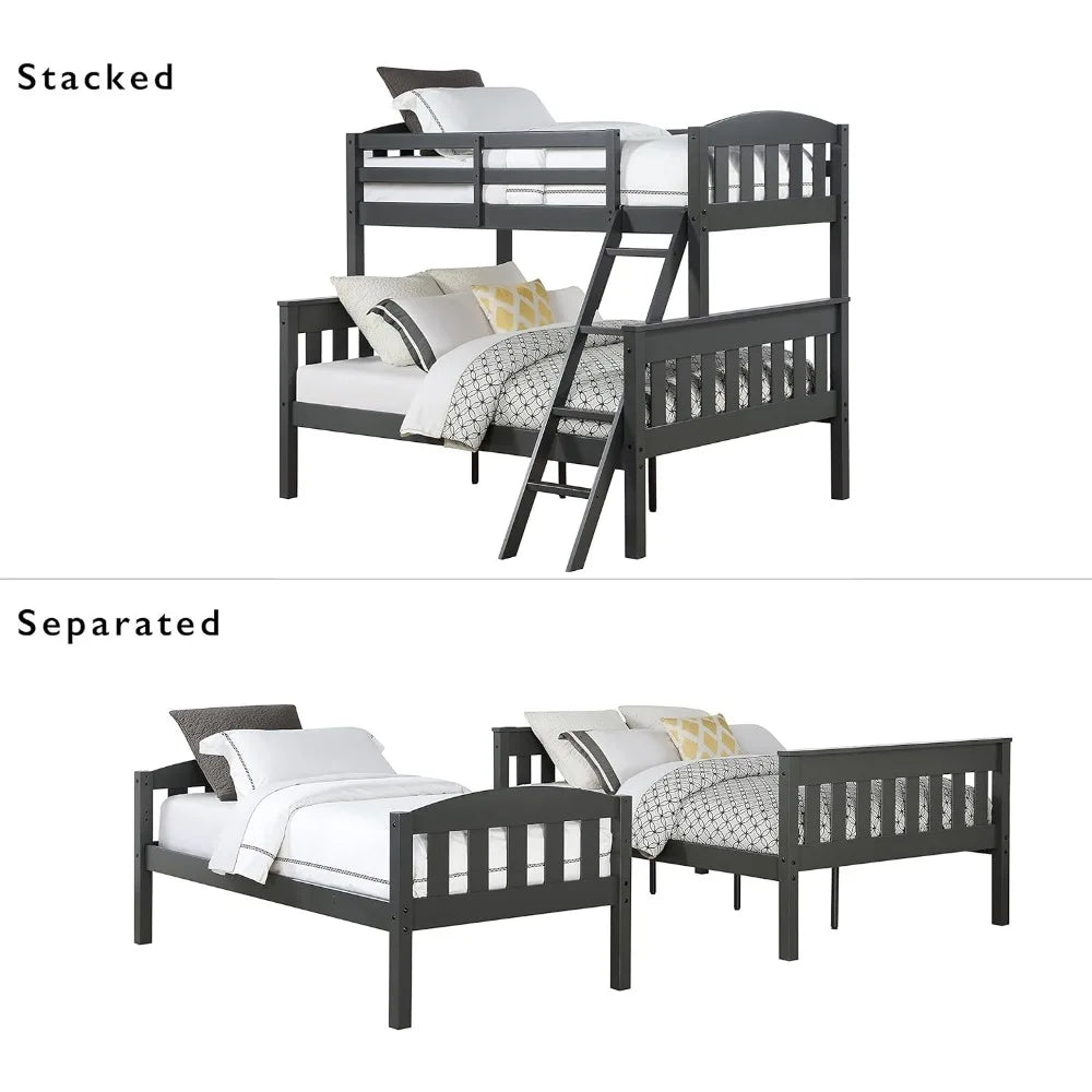 Dorel Living Airlie Solid Wood Bunk Bed