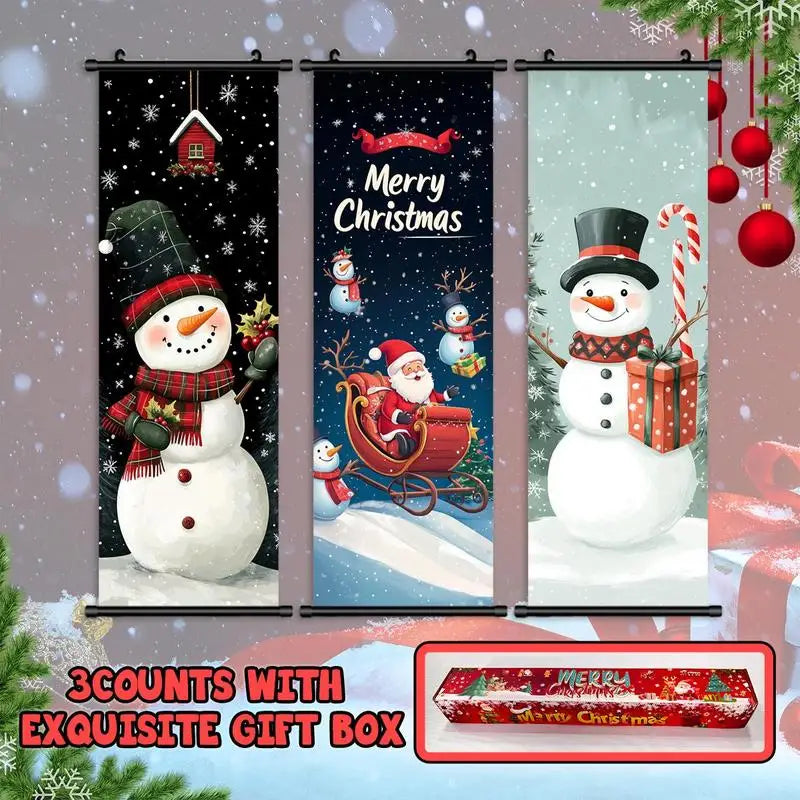 Christmas Banner Set *3Pcs - Festive Banners