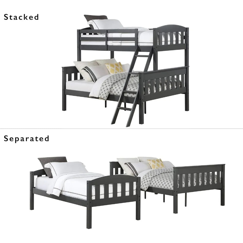 Dorel Living Airlie Solid Wood Bunk Bed