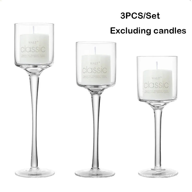 Votive Candle Holder Set *3Pcs - Christmas Decorations - Home Decor