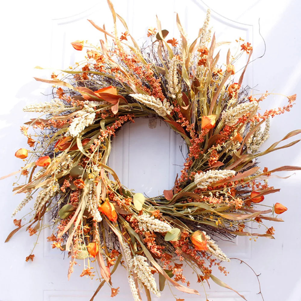 Fall Grain Wreaths || Harvest Autumn Door Wreaths