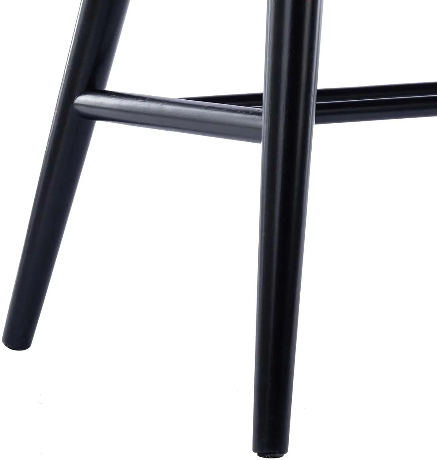 Wood Windsor Spindle Black Bench ~ Duhome Brand