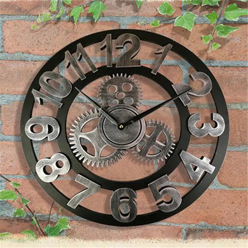 Clock Industrial Art Deco