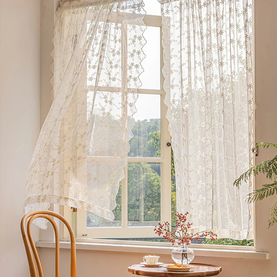 Floral Lace Curtain