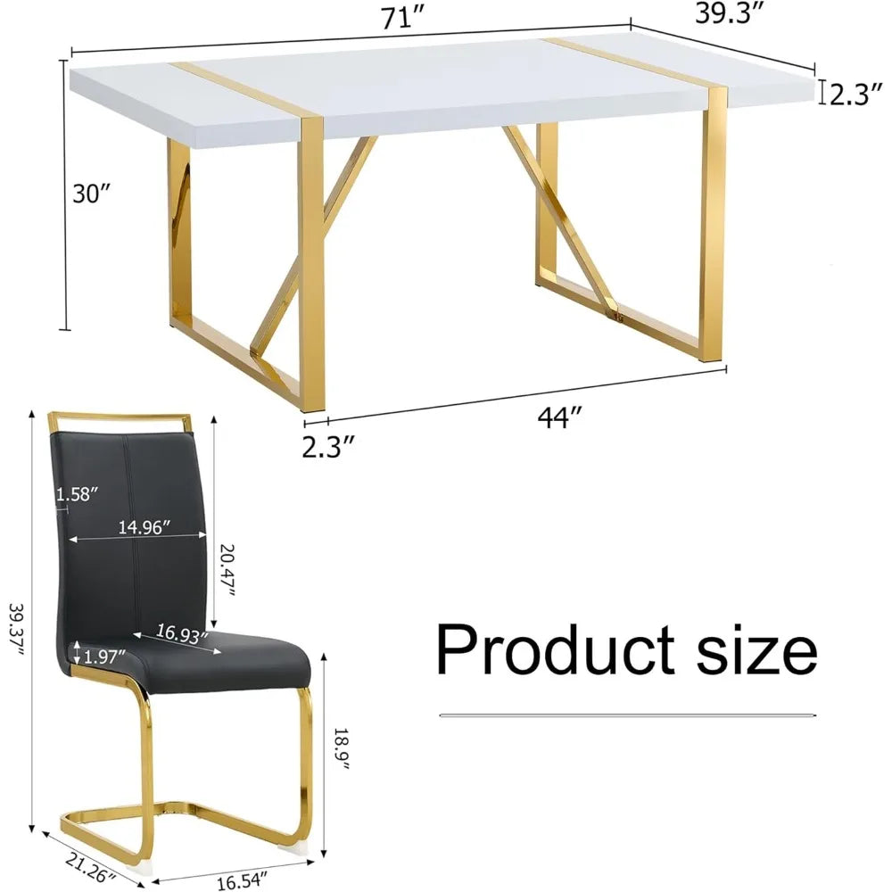 Dining Table Set for 6