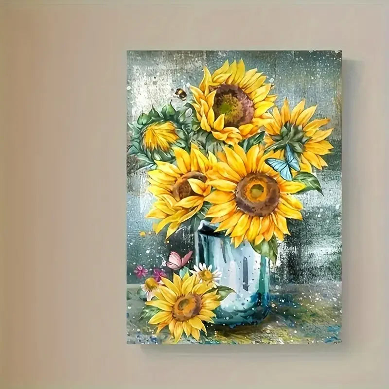 Sunflower Canvas Print Wall Art